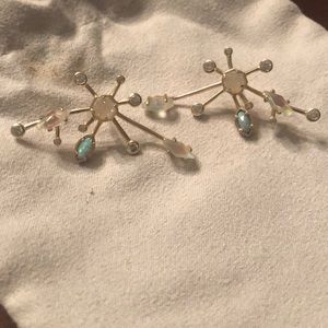 Kendra Scott Matilda Stud Ear Climbers in Gold